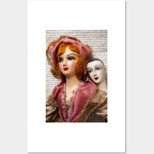 Two Vintage Dolls Posters and Art